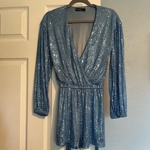 Womens sequin romper